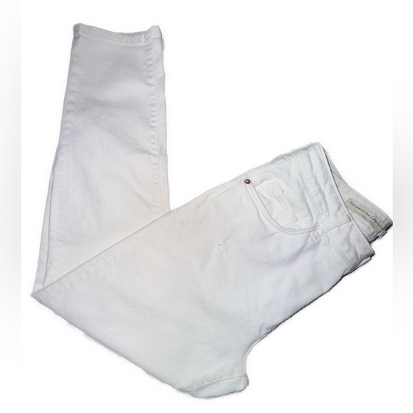 Anthropologie Pilcro and the Letterpress Highrise white denim jean size … - Picture 5 of 9